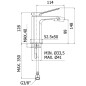 Paffoni Tilt - Mitigeur de bidet, blanc mat TI131BO