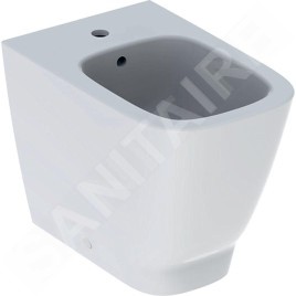 Geberit Smyle Square - Bidet à poser avec trop-plein, blanc 500.841.00.1