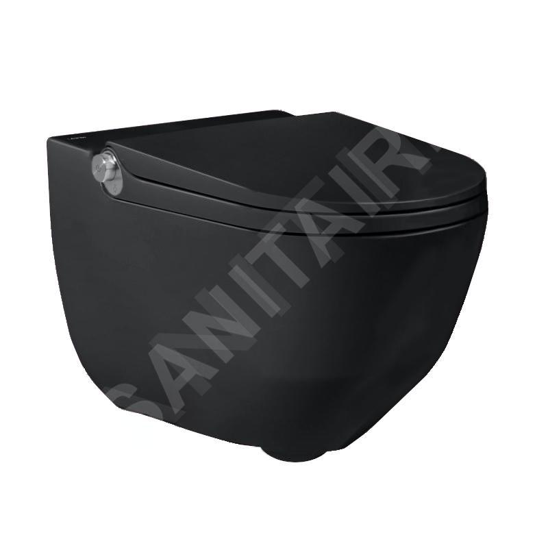 Laufen Cleanet Riva - Bidet électronique en céramique, Rimless, SoftClose, avec LCC, noir mat H8206917160001 Laufen Cleanet Riva - Bidet électronique en céramique, Rimless, SoftClose, avec LCC, noir mat H8206917160001