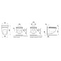 Laufen Cleanet Riva - Bidet électronique en céramique, Rimless, SoftClose, avec LCC, noir mat H8206917160001 Laufen Cleanet Riva - Bidet électronique en céramique, Rimless, SoftClose, avec LCC, noir mat H8206917160001