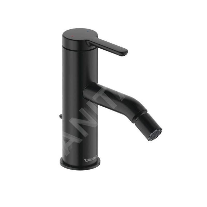 Duravit C.1 - Mitigeur de bidet avec vidage, noir mat C12400001046