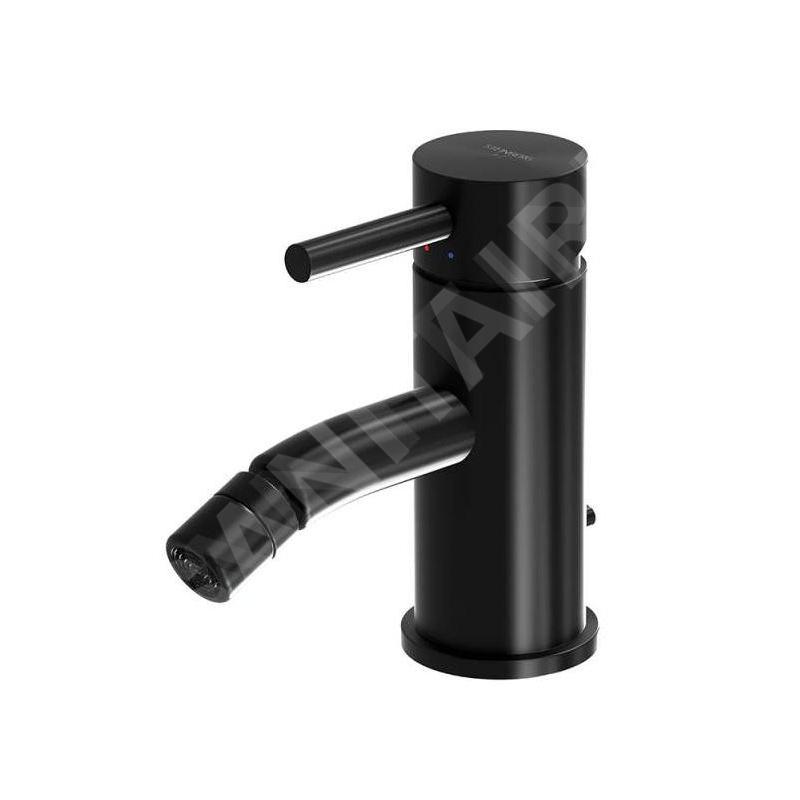 Steinberg 100 - Mitigeur de bidet avec vidage, noir mat 100 1300 S