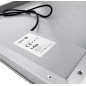 Nimco Miroirs - Miroir avec cadre éclairage LED, 600x800 mm, aluminium ZP 11002V