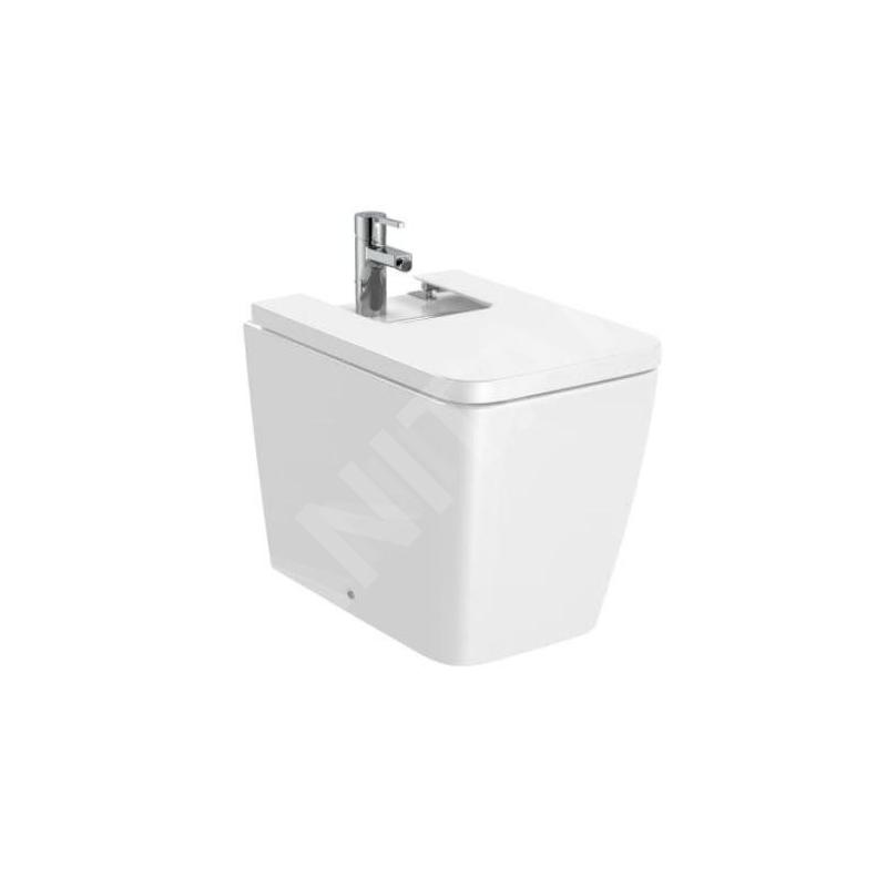 Roca Inspira - Bidet à poser, avec trop-plein, trou pour robinetterie, blanc A357537000 Roca Inspira - Bidet à poser, avec trop-plein, trou pour robinetterie, blanc A357537000