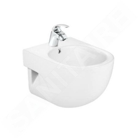 Roca Meridian - Bidet suspendu, trou pour robinetterie, blanc A357246000