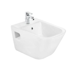 Roca The Gap - Bidet suspendu, avec trop-plein, trou pour robinetterie, blanc A357475000