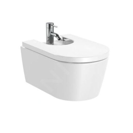 Roca Inspira - Bidet suspendu, avec trop-plein, trou pour robinetterie, blanc A357525000