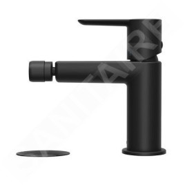 Ravak Puri - Mitigeur bidet Click-Clack avec bec, noir mat X070189