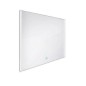 Nimco Miroirs - Miroir avec cadre éclairage LED, 800x700 mm, aluminium ZP 11003V Nimco Miroirs - Miroir avec cadre éclairage LED, 800x700 mm, aluminium ZP 11003V