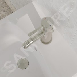 Steinberg 100 - Mitigeur de bidet avec vidage, nickel brossé 100 1300 BN