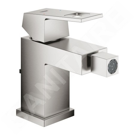 Grohe Eurocube - Mitigeur de bidet avec vidage, supersteel 23138DC0