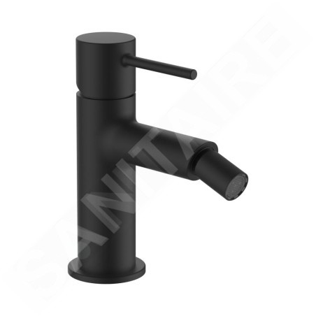 Laufen Twinplus Slim - Mitigeur de bidet avec vidage, noir mat HF505410428010