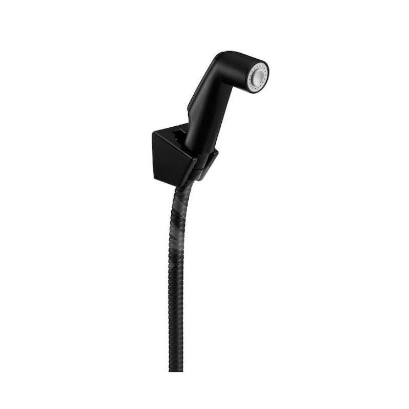 Jika Mio Style - Douchette bidet avec support et flexible 120 cm, noir mat H3652F07161121