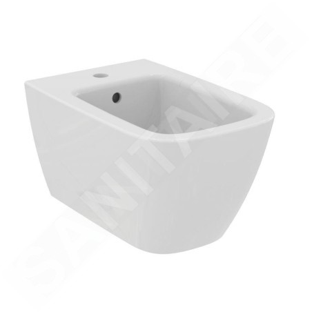 Ideal Standard i.Life B - Bidet suspendu, trou pour robinetterie, SmartGuard, blanc T4615HY
