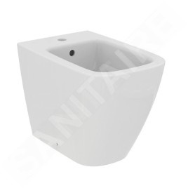 Ideal Standard i.Life B - Bidet à poser, trou pour robinetterie, SmartGuard, blanc T4617HY