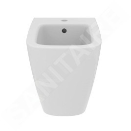 Ideal Standard i.Life B - Bidet à poser, trou pour robinetterie, SmartGuard, blanc T4617HY