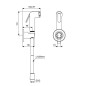 Ideal Standard Idealspray - Douchette bidet avec support et flexible, or brossé B0595A2