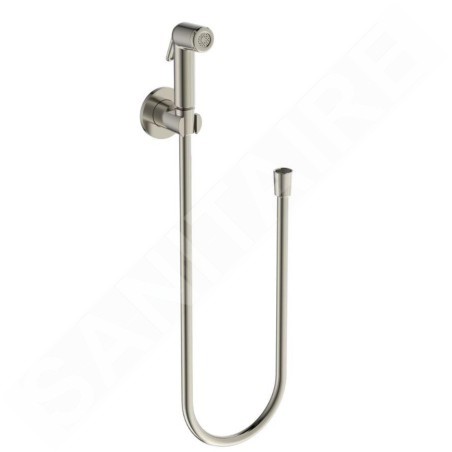 Ideal Standard Idealspray - Douchette de bidet avec support et flexible, acier B0595GN