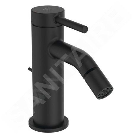 Ideal Standard Ceraline Nuovo - Mitigeur bidet avec bec, noir soyeux BD765XG
