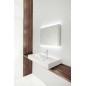 Nimco Miroirs - Miroir avec cadre éclairage LED, 800x700 mm, aluminium ZP 12003V