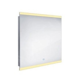 Nimco Miroirs - Miroir avec cadre éclairage LED, 800x700 mm, aluminium ZP 12003V
