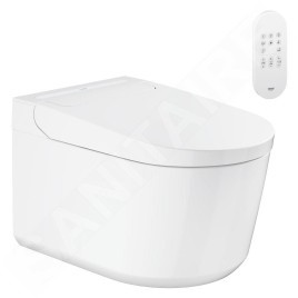 Grohe Senesia - Bidet électronique avec céramique, sans rebord, Triple Vortex, HyperClean, blanc alpin 36507SH0