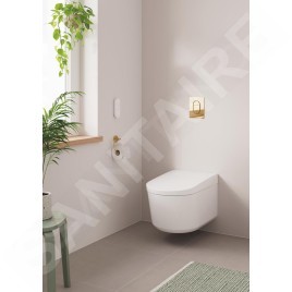 Grohe Senesia - Bidet électronique avec céramique, sans rebord, Triple Vortex, HyperClean, blanc alpin 36507SH0