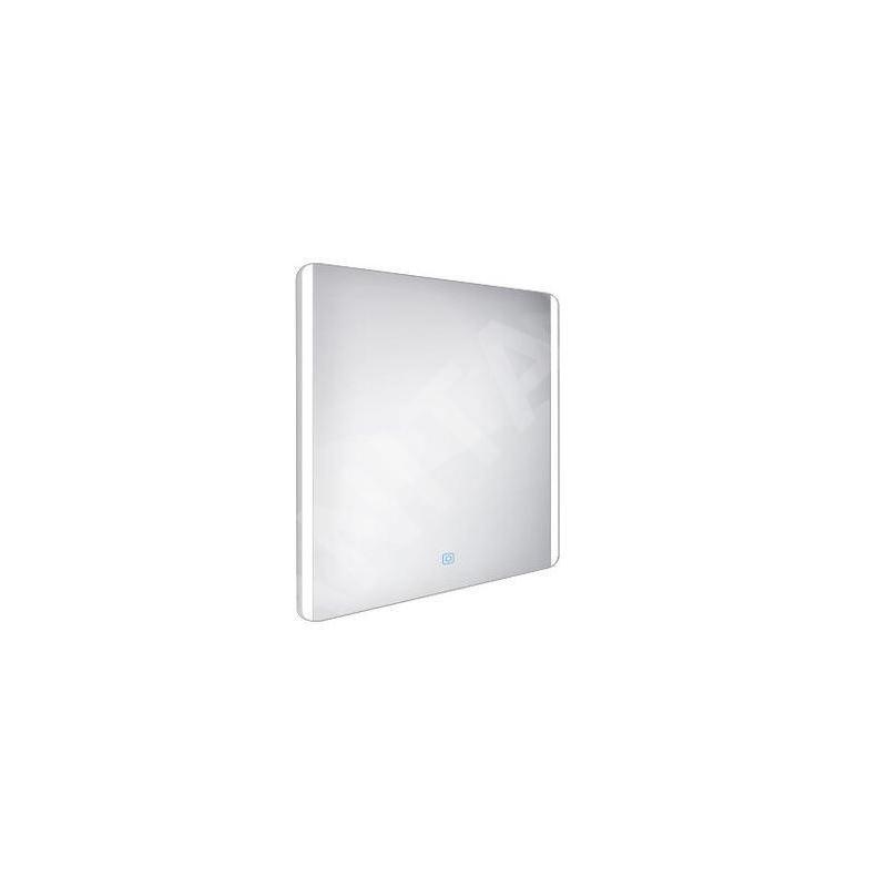 Nimco Miroirs - Miroir avec cadre éclairage LED, 800x700 mm, aluminium ZP 17003V