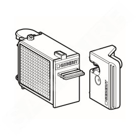 Geberit Accessoires - Tiroir avec filtre pour unité d’aspiration des odeurs DuoFresh 243.970.00.1