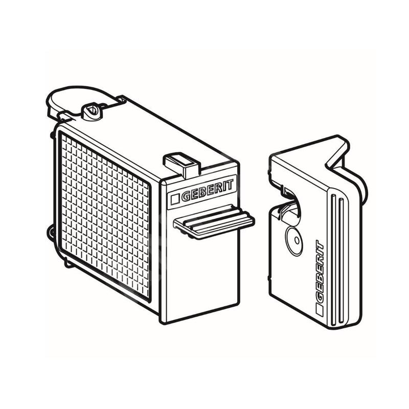 Geberit Accessoires - Tiroir avec filtre pour unité d’aspiration des odeurs DuoFresh 243.970.00.1