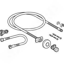 Geberit AquaClean - Kit de pour réservoirs d'eau encastrables 8/12 cm 249.801.00.1