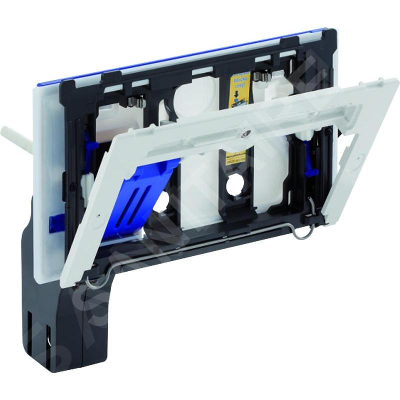 Geberit Kombifix - Kit avec orifices pour tablettes WC tablet Duofresh, pour réservoir à encastrer Sigma 12 cm 115.610.00.1