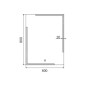 Nimco Miroirs - Miroir avec cadre éclairage LED, 600x800 mm, aluminium ZP 14002V Nimco Miroirs - Miroir avec cadre éclairage LED, 600x800 mm, aluminium ZP 14002V