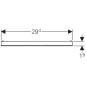 Geberit Accessoires - Ensemble pour évacuation murale des eaux de douche, sans cadre, permettant l’habillage 154.338.00.1 Geberit Accessoires - Ensemble pour évacuation murale des eaux de douche, sans cadre, permettant l’habillage 154.338.00.1