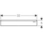 Geberit Accessoires - Ensemble pour évacuation murale des eaux de douche, cache en plastique, blanc alpin 154.335.11.1 Geberit Accessoires - Ensemble pour évacuation murale des eaux de douche, cache en plastique, blanc alpin 154.335.11.1