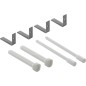 Geberit Accessoires - Kit de rallonge, pour des réservoirs encastrés Delta et Twinline 240.058.00.1