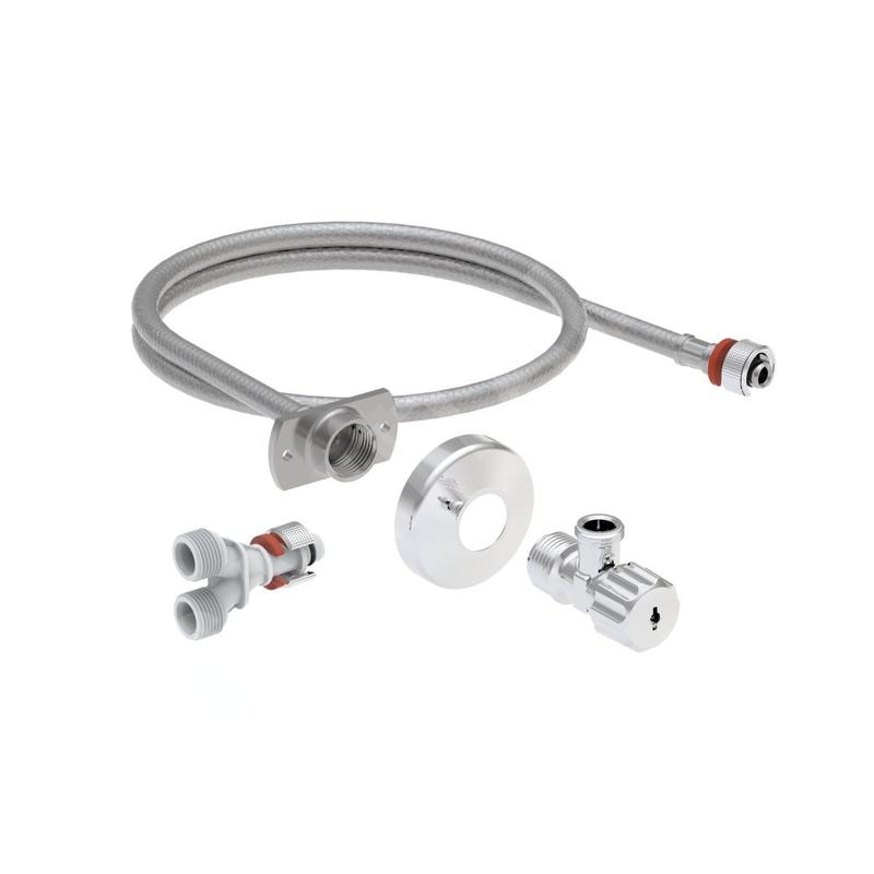 Geberit AquaClean - Kit de raccordement d'eau encastré 12 cm pour sièges de toilettes Tuma 147.035.00.1