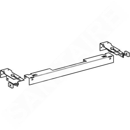 Geberit Duofix - Jeu de fixations murales Geberit Duofix pour montage individuel, avec traverse à emboîter 111.813.00.1