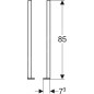 Geberit Duofix - Kit de rallonges de pied pour hauteur de chape 20–40 cm 111.848.00.1