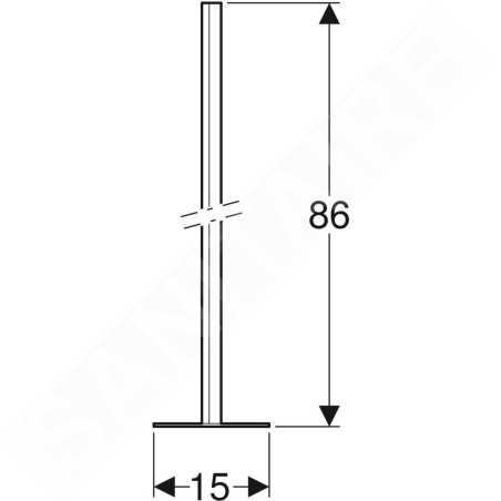 Geberit Kombifix - Set de pieds-supports 457.872.26.1