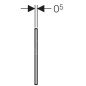Geberit Omega60 - Cadre de recouvrement pour OMEGA60, chrome brossé 115.086.GH.1