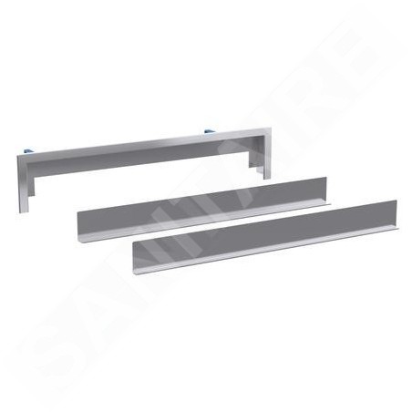 Geberit Accessoires - Kit de finition pour évacuation murale, à carreler, en plusieurs éléments 154.339.00.1