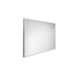 Nimco Miroirs - Miroir dans un cadre avec éclairage LED, 900x700 mm, aluminium ZP 13019V Nimco Miroirs - Miroir dans un cadre avec éclairage LED, 900x700 mm, aluminium ZP 13019V