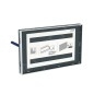 Geberit Accessoires - Plaque de recouvrement pour réservoirs de chasse Sigma, ajustée et avec le cadre 115.697.00.1