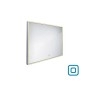 Nimco Miroirs - Miroir dans un cadre avec éclairage LED, 900x700 mm, aluminium ZP 13019V Nimco Miroirs - Miroir dans un cadre avec éclairage LED, 900x700 mm, aluminium ZP 13019V