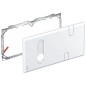 Geberit Accessoires - Plaque de recouvrement pour mitigeurs de lavabo avec boîte de fonction et arrêt d'odeur encastré Geberit Accessoires - Plaque de recouvrement pour mitigeurs de lavabo avec boîte de fonction et arrêt d'odeur encastré
