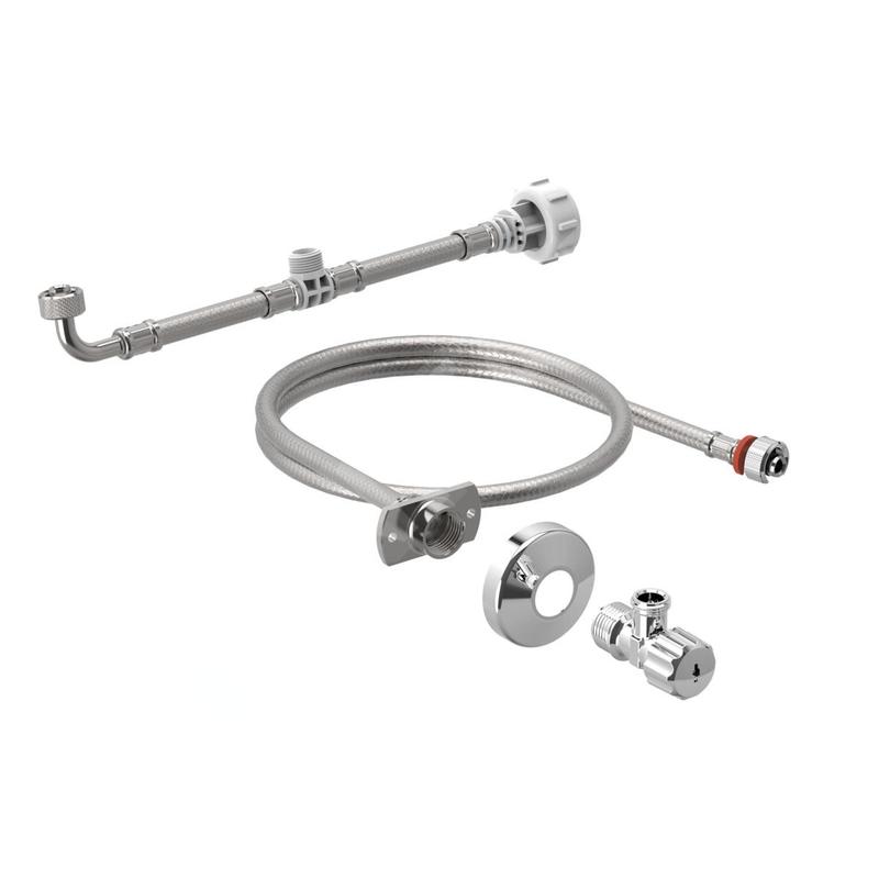 Geberit AquaClean - Kit de raccordement d'eau encastré 12/15 cm pour sièges de toilettes Tuma 147.036.00.1