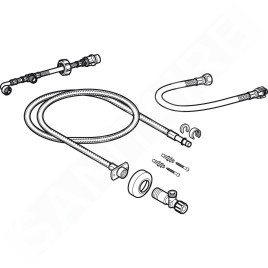 Geberit AquaClean - Kit de raccordement d’eau aux réservoirs encastrés 12/15 cm 240.635.00.1