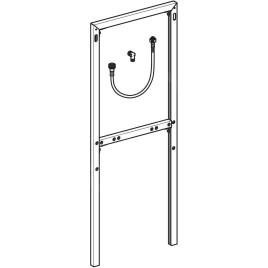 Geberit Accessoires - Cadre d'écartement Monolith, aluminium brillant 131.011.00.1