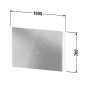 Duravit Ketho.2 - Miroir avec éclairage LED, 700x1000x33 mm K27073000000000 Duravit Ketho.2 - Miroir avec éclairage LED, 700x1000x33 mm K27073000000000